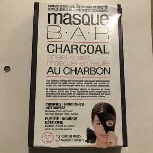 Masque BAR Charcoal Sheet Mask. Masks set of 3